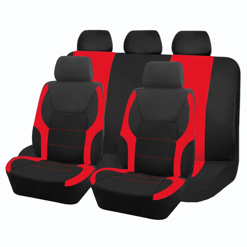 Universal Sporty Car Seat Covers – Polyester, All-Season Fit