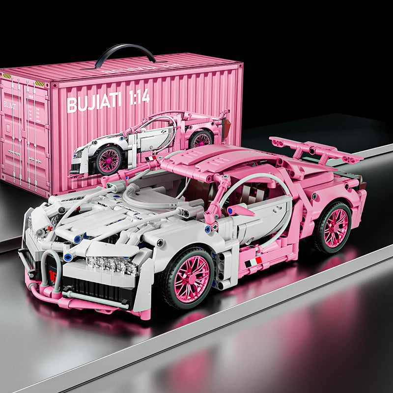 1280PCS Racing Supercar Model – Building Blocks Kit for Kids & Adults