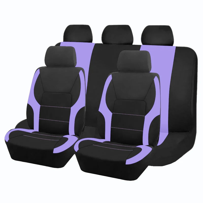 Universal Sporty Car Seat Covers – Polyester, All-Season Fit