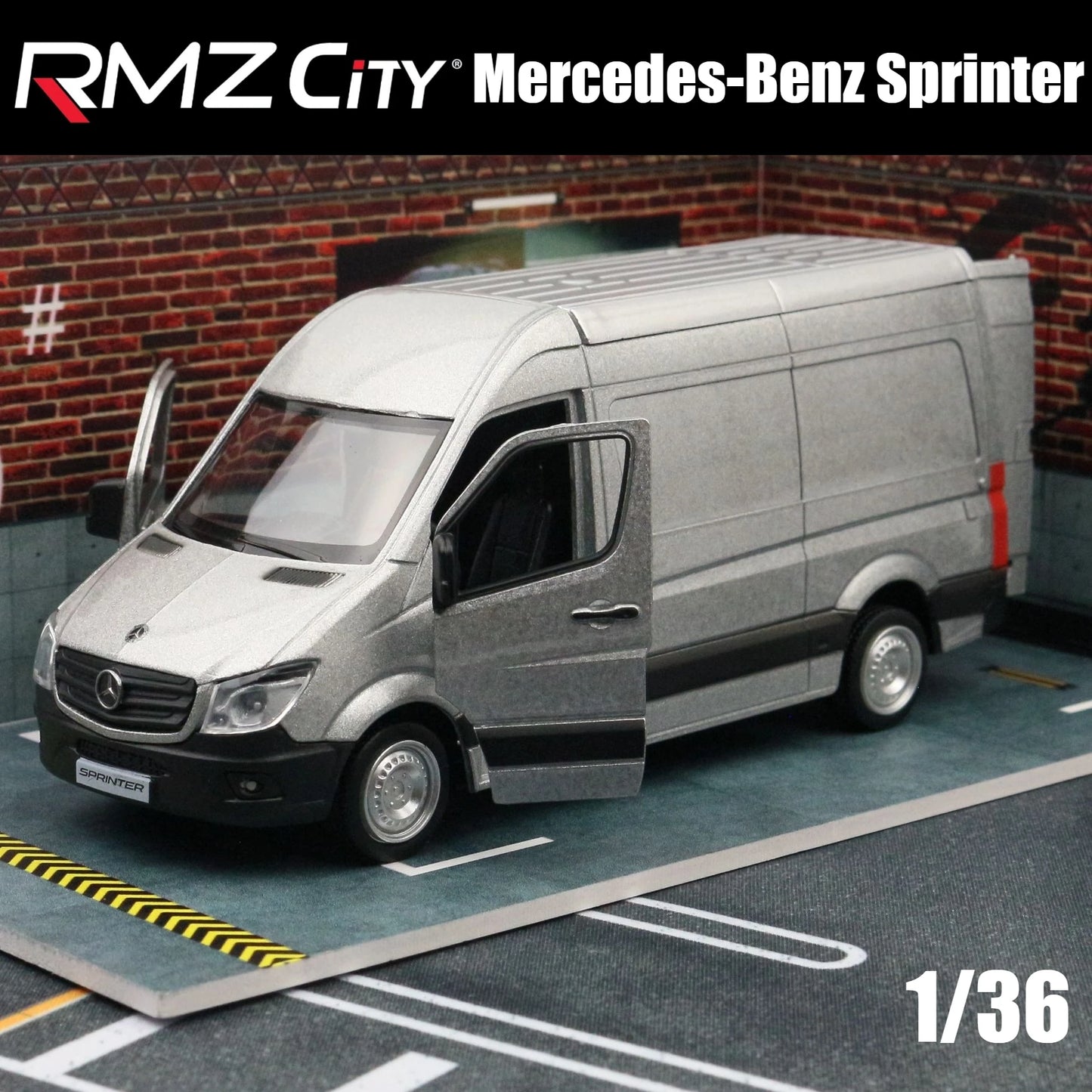 Mercedes-Benz Sprinter Toy Car Model 1/36 RMZ
