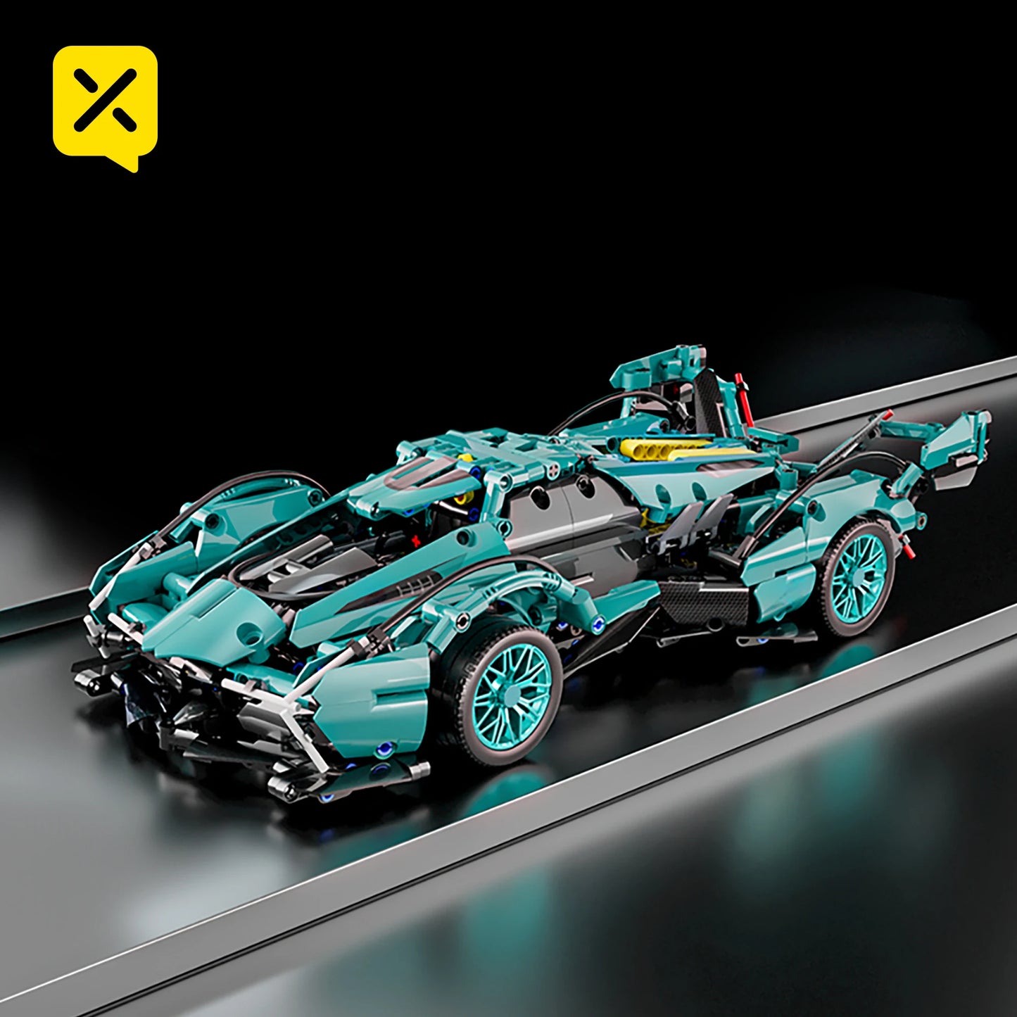 1280PCS Racing Supercar Model – Building Blocks Kit for Kids & Adults