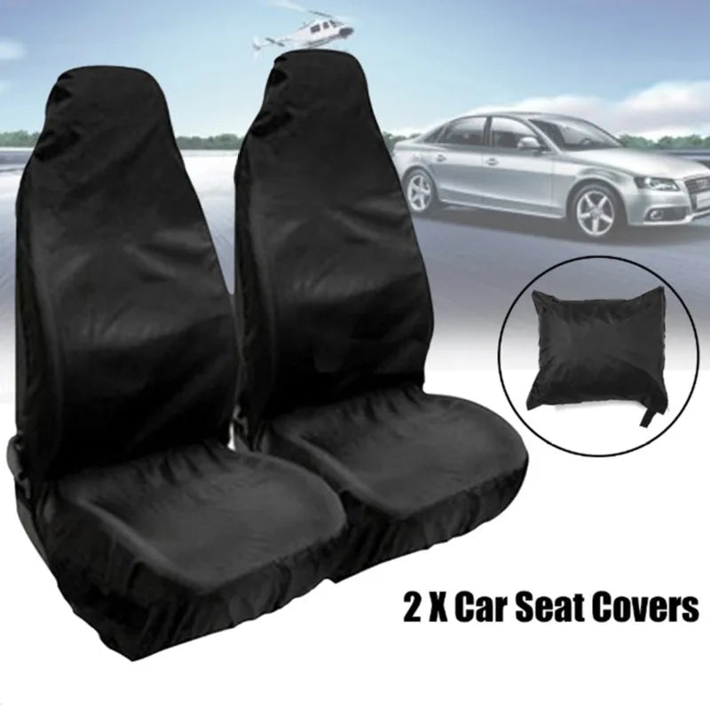 Black Universal Car Seat Covers – Waterproof & Durable