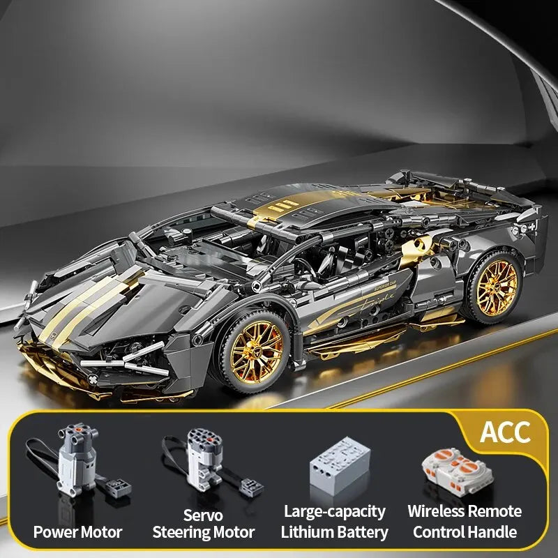 1280PCS Racing Supercar Model – Building Blocks Kit for Kids & Adults