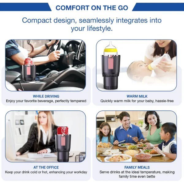 BoldCar - Heating and Cooling Car Cup Holder - Bold Car