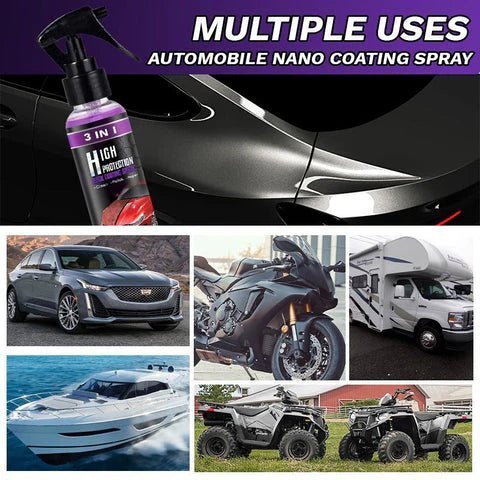 3 - IN - 1 High Protection Fast Car Coating Spray - Bold Car