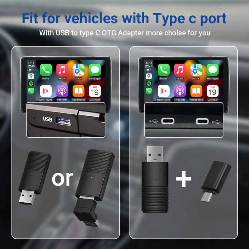 Mini Wireless CarPlay Adapter - Bold Car