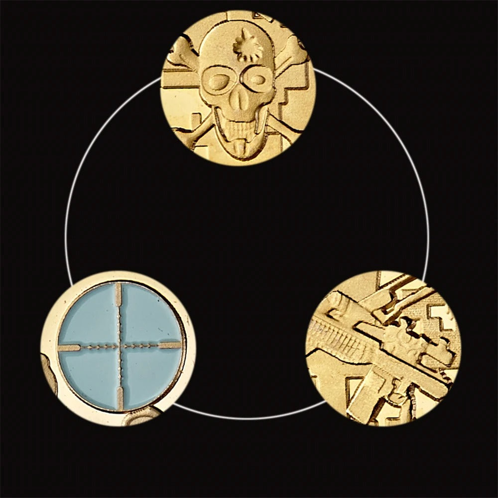USA Skull Sniper Coins Collectible