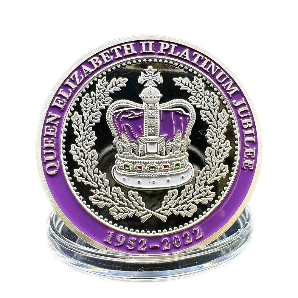 Queen Elizabeth II Platinum Jubilee Silver Coin 1952-2022