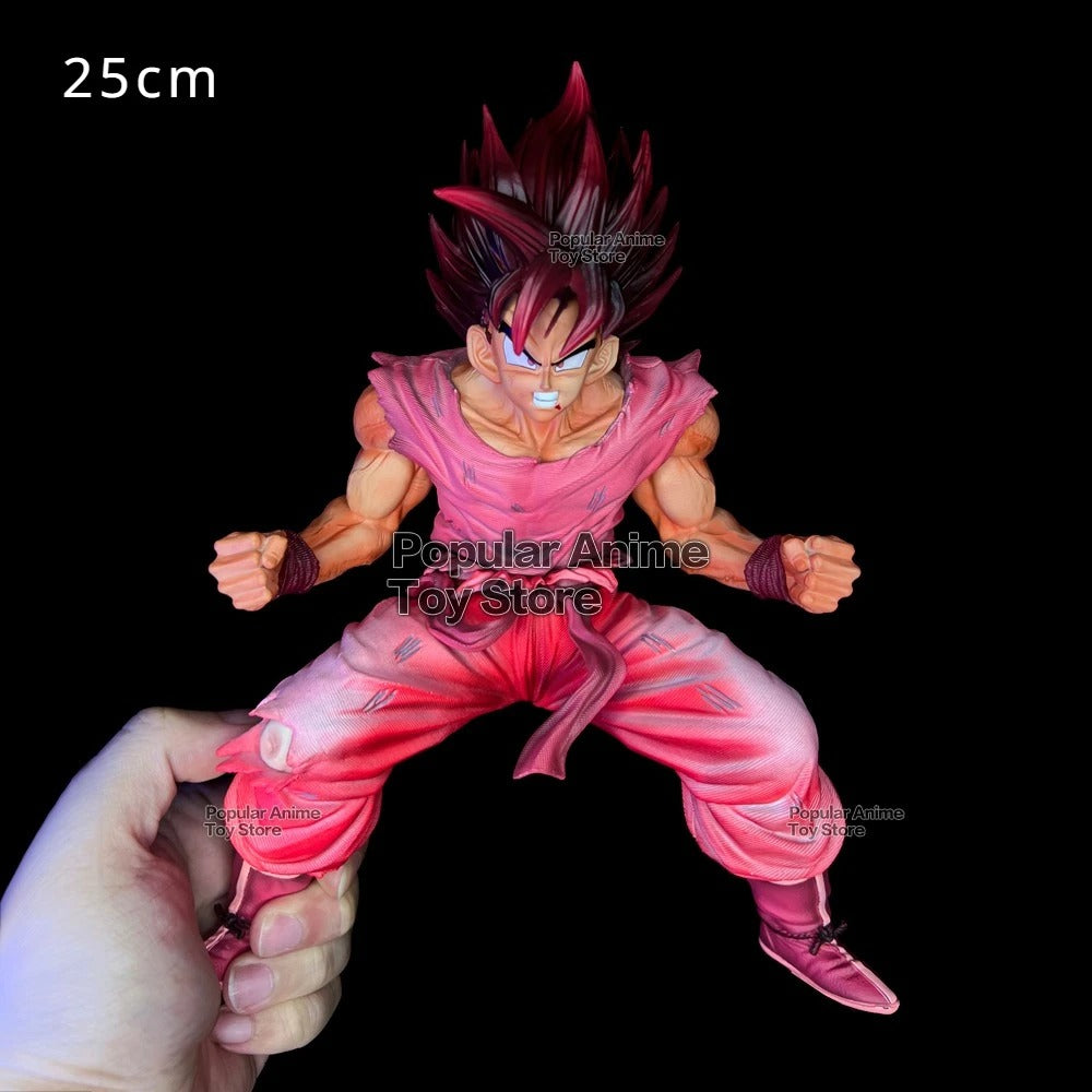 25cm Dragon Ball Z Kaioken Goku Action Figure – Collectible Super Saiyan Statue