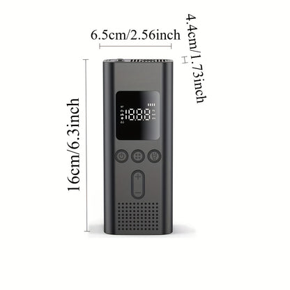 [150PSI Smart Pump] 150PSI Wireless One-button Smart Tire Pump, Portable Digital Display Air Amplifier | Multi-function Air Pump, LED Light, Suitable For Cars, Bicycles, Motorcycle Tires, Balls