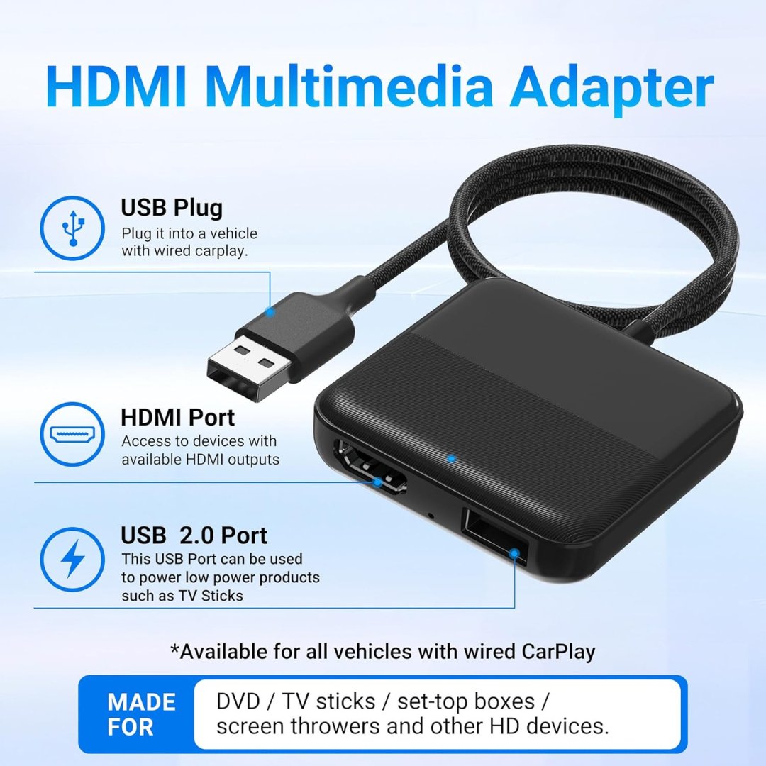 Car TV Mate - Car TV Converter for Fire TV Stick - Bold Car