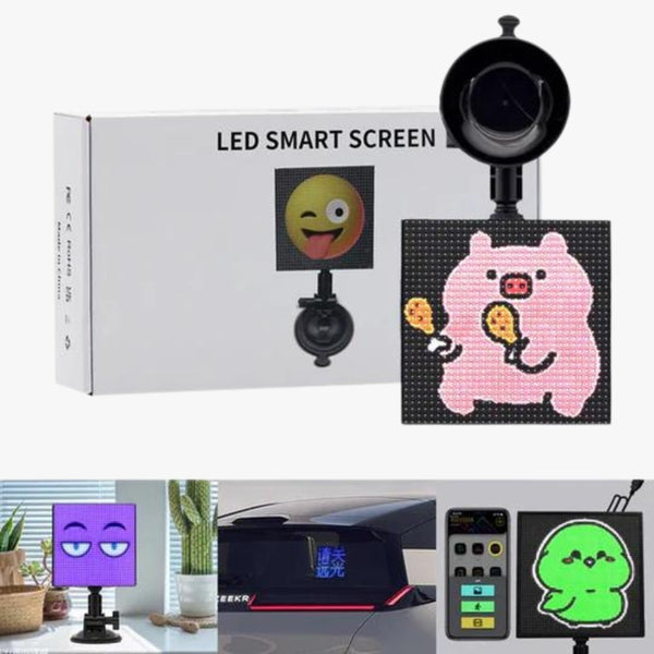 Rear Window LED Message Display for Cars – App-Controlled Communication Tool