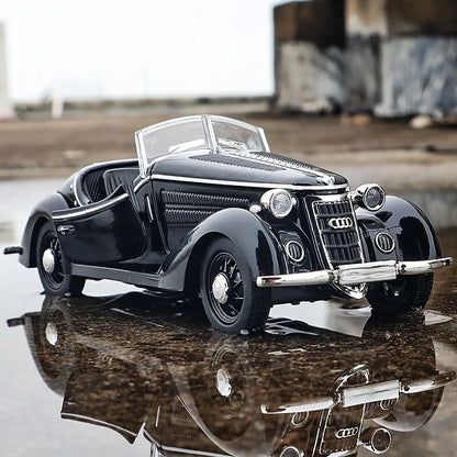1:32 AUDI WANDERER W25K Classic Alloy Open Car Model Diecasts Metal Toy