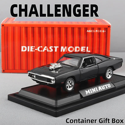 1:32 Scale 1970 Charger Diecast Model Car – Pull-Back Toy for Collectors & Kids