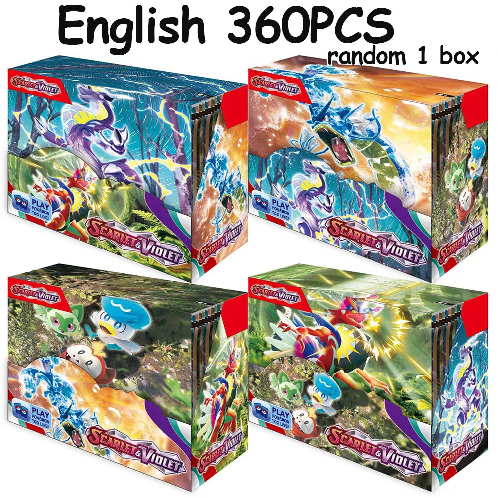 Spanish/French/Spanish Pokémon TCG: Silver Tempest Booster OBSIDIAM FLAMES  PARADOX RIFT Display Pokemon Cards Kids Toys