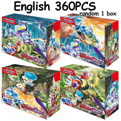Spanish/French/Spanish Pokémon TCG: Silver Tempest Booster OBSIDIAM FLAMES  PARADOX RIFT Display Pokemon Cards Kids Toys