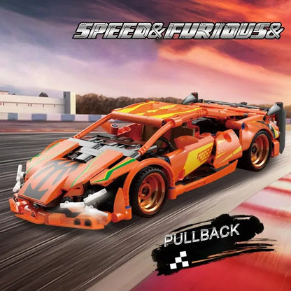 451PCS City Speed Car Building Blocks – Luxury Racing Vehicle Toy