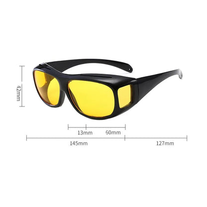 Men's Night Vision Goggles – Dustproof & Windproof Cycling & Driving Glasses