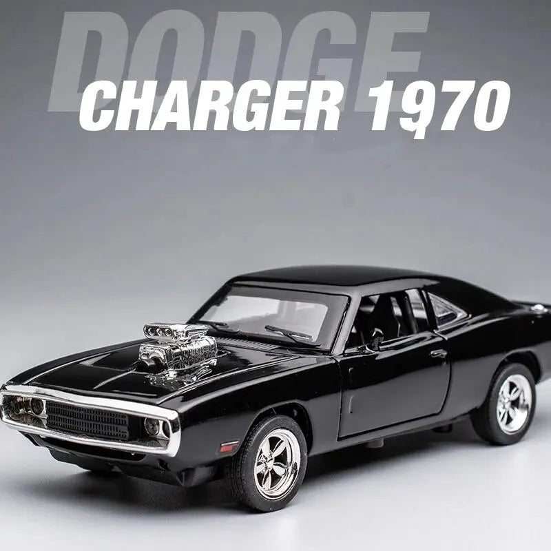 1:32 Scale 1970 Charger Diecast Model Car – Pull-Back Toy for Collectors & Kids