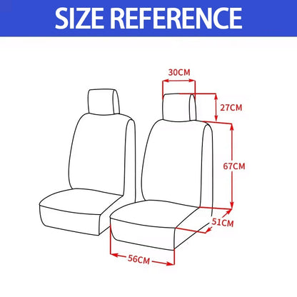 Fashionable Tire Track Car Seat Covers – Universal Fit