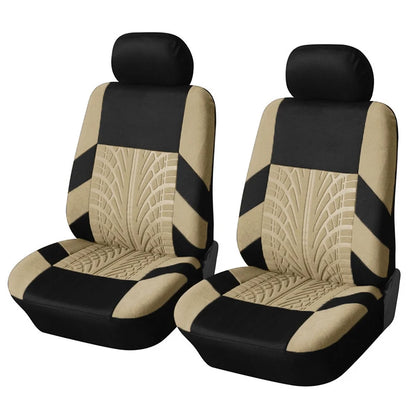 Fashionable Tire Track Car Seat Covers – Universal Fit