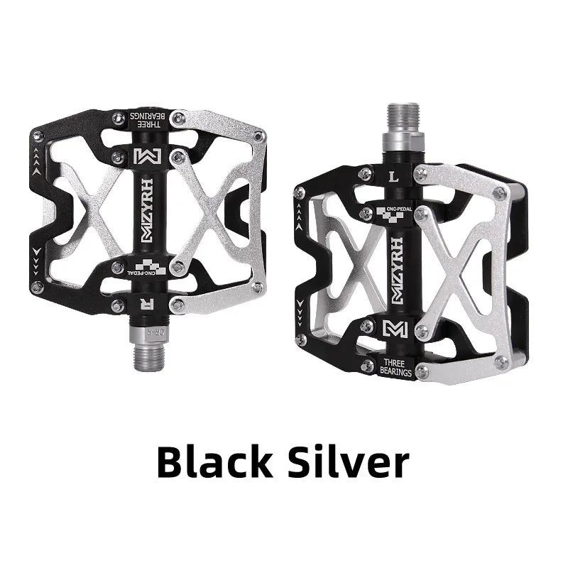 MZYRH 3 Bearings Bicycle Pedals Ultralight Aluminum  Road Bmx Mtb  Pedals Non-Slip Waterproof Bicycle Accessories