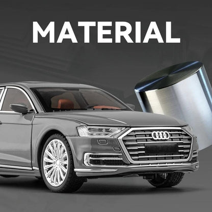 1/24 Audi A8 Diecast Alloy Metal Toy Car