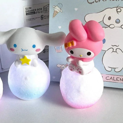 Sanrio Hello Kitty Night Light Toy  Cute LED Bedside Lamp for Kids