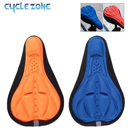 Soft 3D Bike Cushion Cover – Thick, Comfortable Saddle Pad for MTB & Road Bikes