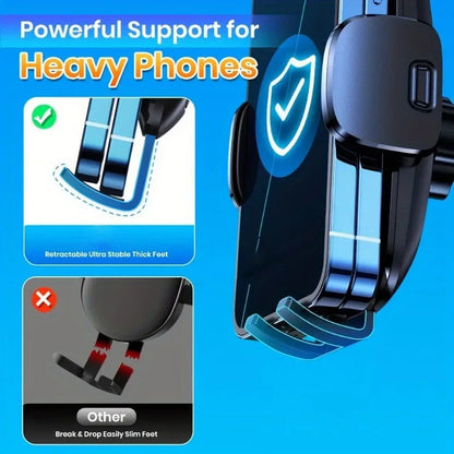 Universal Car Phone Holder – Hook Clip Air Vent Mount for Secure Support