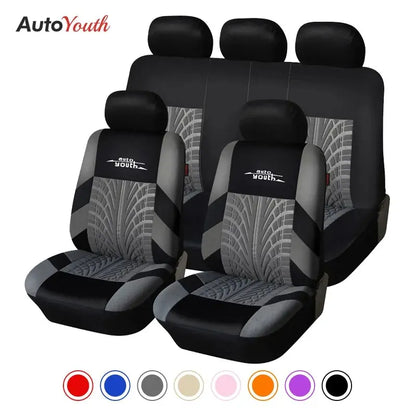 AUTOYOUTH Embroidered Car Seat Covers – Universal Fit