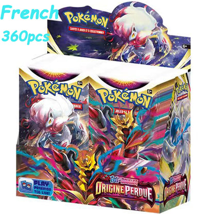 Spanish/French/Spanish Pokémon TCG: Silver Tempest Booster OBSIDIAM FLAMES  PARADOX RIFT Display Pokemon Cards Kids Toys