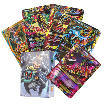 New Holographic Pokemon Cards Scarlet Violet 80Vmax 20EX English Letter Pokemon trading card Kids Gift
