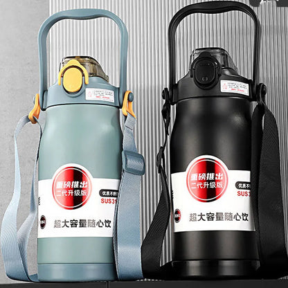 1800ML Large Capacity Stainless Steel Thermo Bottle Portable Thermos Vacuum Flasks Thermo Water Bottle Tumbler Thermoses Outdoor