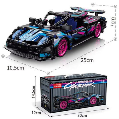 451PCS City Speed Car Building Blocks – Luxury Racing Vehicle Toy