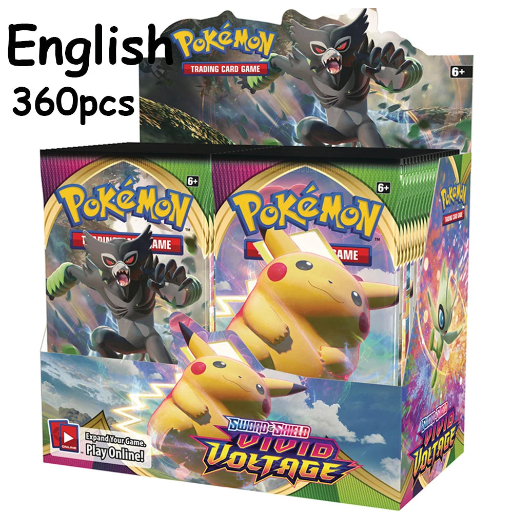 Spanish/French/Spanish Pokémon TCG: Silver Tempest Booster OBSIDIAM FLAMES  PARADOX RIFT Display Pokemon Cards Kids Toys