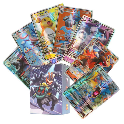 New Holographic Pokemon Cards Scarlet Violet 80Vmax 20EX English Letter Pokemon trading card Kids Gift