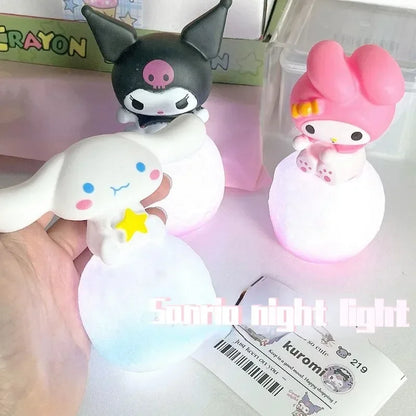 Sanrio Hello Kitty Night Light Toy  Cute LED Bedside Lamp for Kids