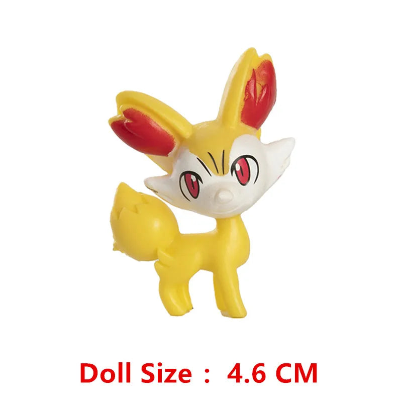 Pokemon Pokeball With Cartoons Movie Anime Figure Pikachu Charmander Eevee Squirtle Vulpix Quality Pet Action Model Toys Gifts