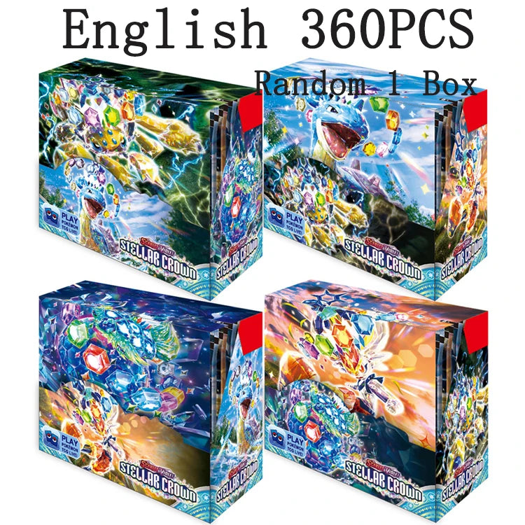 Spanish/French/Spanish Pokémon TCG: Silver Tempest Booster OBSIDIAM FLAMES  PARADOX RIFT Display Pokemon Cards Kids Toys