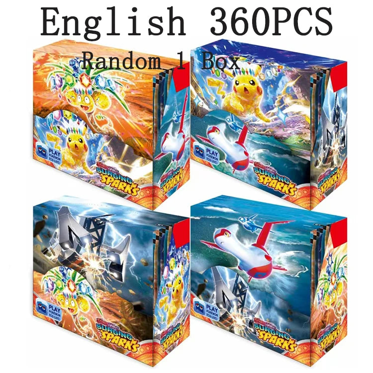 Spanish/French/Spanish Pokémon TCG: Silver Tempest Booster OBSIDIAM FLAMES  PARADOX RIFT Display Pokemon Cards Kids Toys