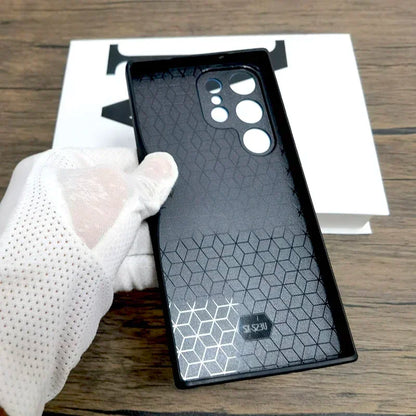 Luxury Matte Leather Case For Samsung Galaxy S25 S24 S23 S22 S21 Ultra Plus FE Note 20 S 23 22 For Magsafe Wireless Full Cover