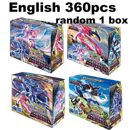 Spanish/French/Spanish Pokémon TCG: Silver Tempest Booster OBSIDIAM FLAMES  PARADOX RIFT Display Pokemon Cards Kids Toys