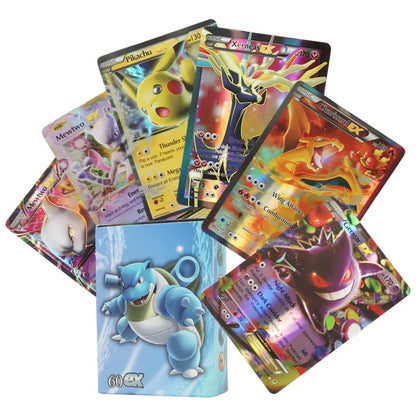New Holographic Pokemon Cards Scarlet Violet 80Vmax 20EX English Letter Pokemon trading card Kids Gift