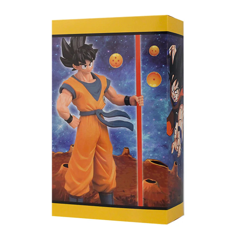 In Stock Dragon Ball Son Goku Super Saiyan Anime Figure 22cm Goku DBZ Action Figural Model Gift Collectible Figurine for Kid Toy