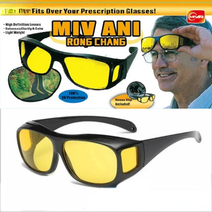 2024 Anti-Glare Night Vision Driving Glasses – Protective Goggles for Drivers