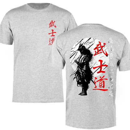 Japan Samurai Spirit T Shirts For Men Oversized 100% Cotton
