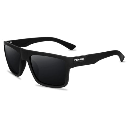 Vintage Square Sunglasses – Classic Men's Eyewear for Driving, Fishing & Travel