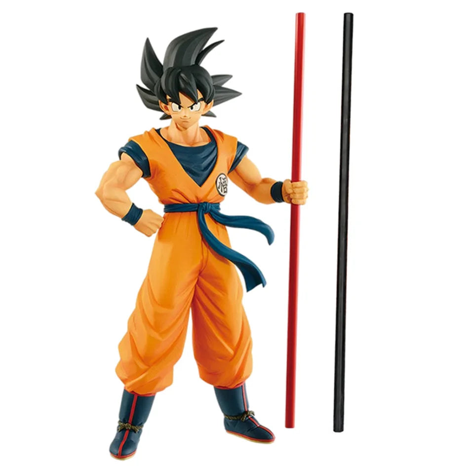 In Stock Dragon Ball Son Goku Super Saiyan Anime Figure 22cm Goku DBZ Action Figural Model Gift Collectible Figurine for Kid Toy