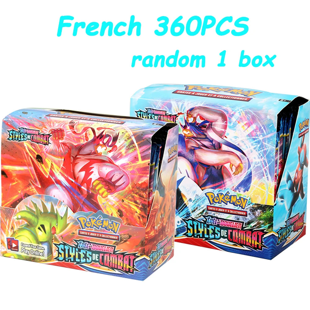 Spanish/French/Spanish Pokémon TCG: Silver Tempest Booster OBSIDIAM FLAMES  PARADOX RIFT Display Pokemon Cards Kids Toys